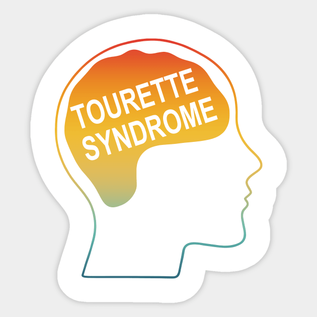 Tourette Syndrome Sticker by YassineCastle